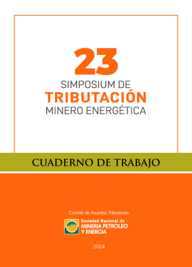 23º Simposium de Tributación Mineroenergética